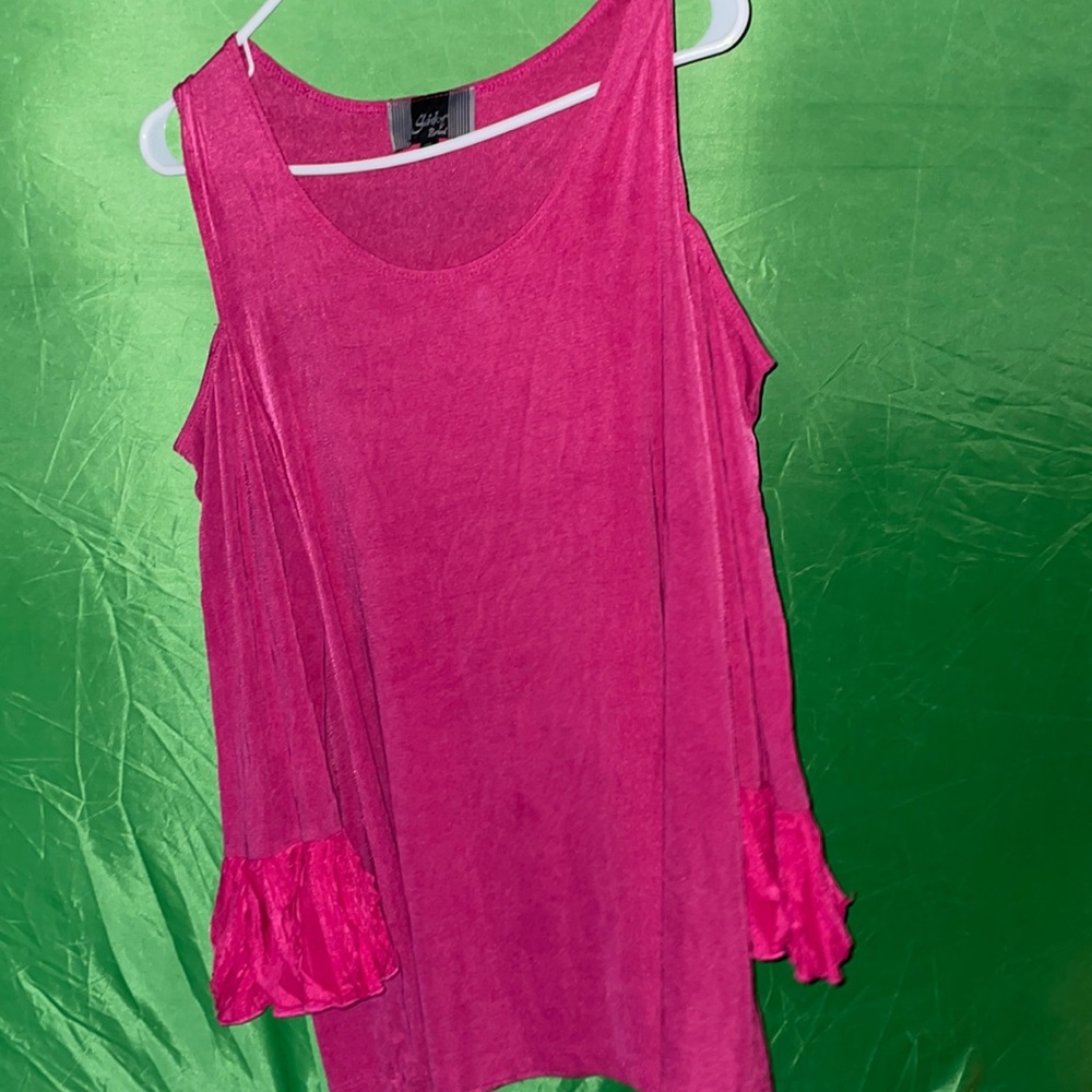 Slinky Brand Shoulderless Top.